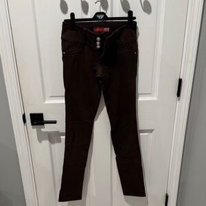 Brown U-Turn Butt Lift Women's Jeggings
